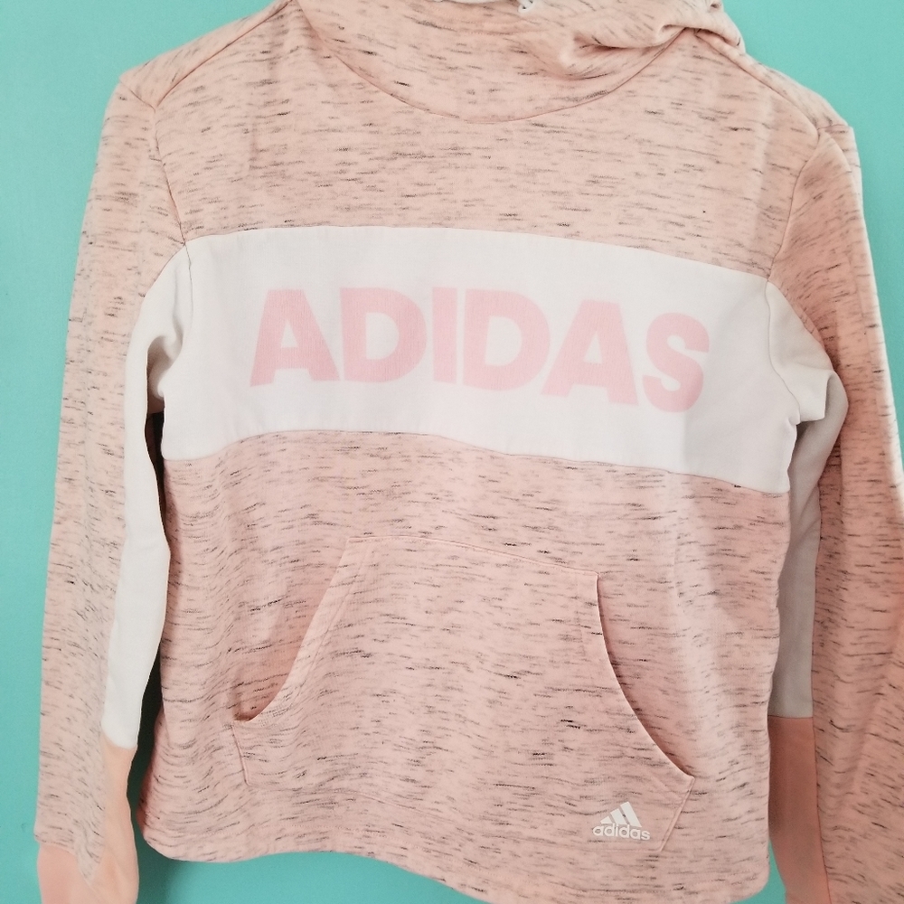 Ladies Adidas hooded sweatshirt.